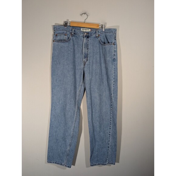 Levi's 550 Men Blue Relaxed Fit Denim Jeans Sz 40 Workwear Western Cowboy - Picture 1 of 12
